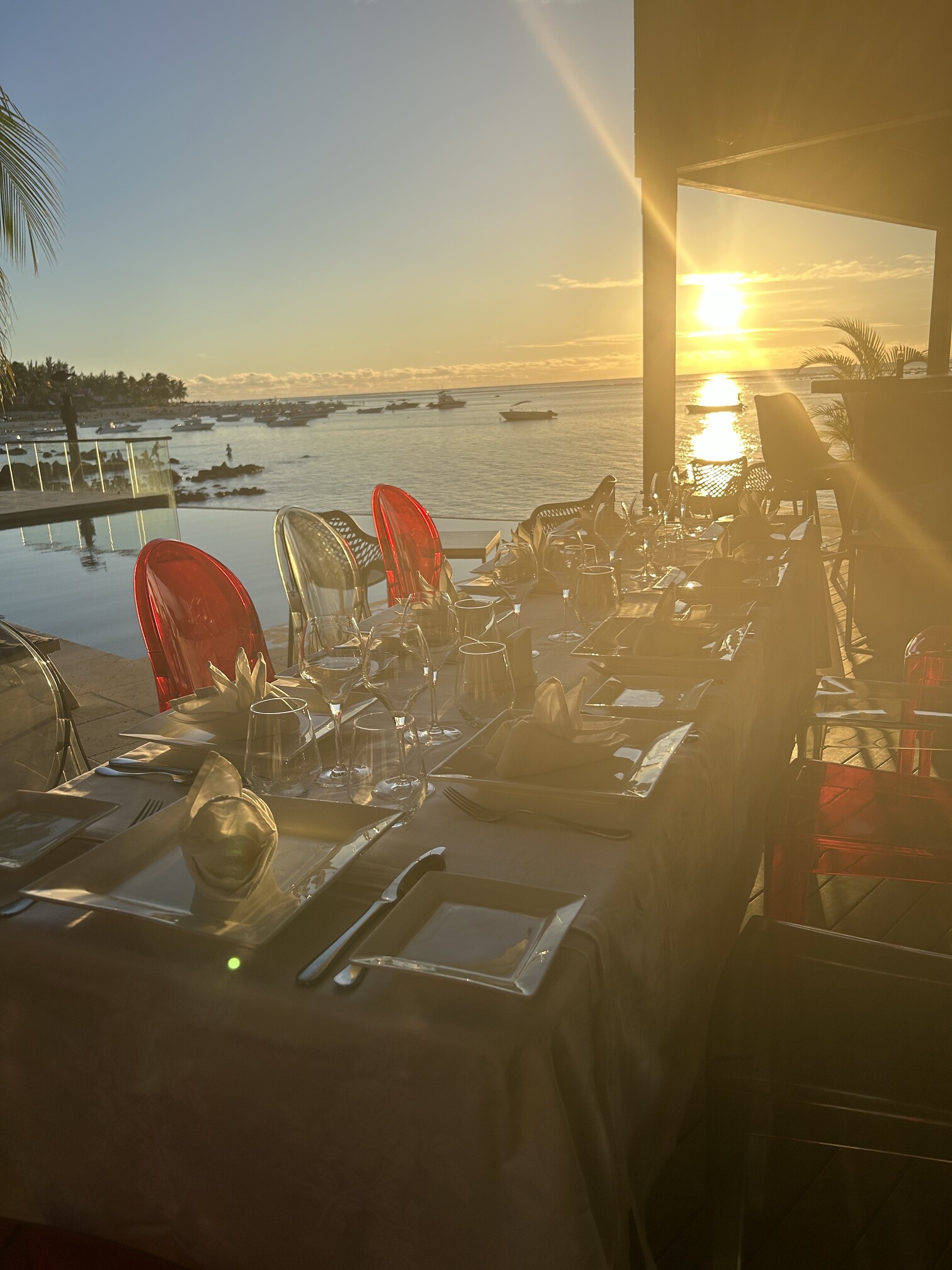 Mauritius coastline where our founder planned her own destination wedding